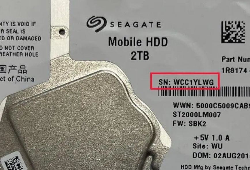 شماره سریال هارد اکسترنال کجاست؟-1