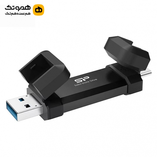 هارد اس اس دی اکسترنال سیلیکون پاور DS72 مشکی 1