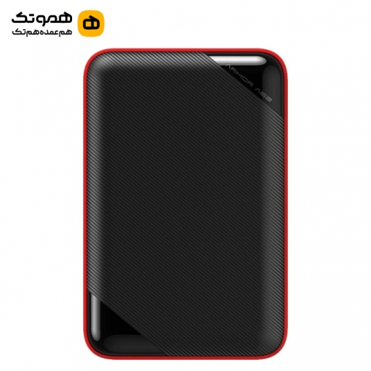 هارد اکسترنال سیلیکون پاور آرمور A62 مشکی قرمز 1