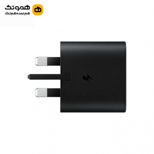 شارژر دیواری سامسونگ توان 25 وات 3 پین مشکی 1