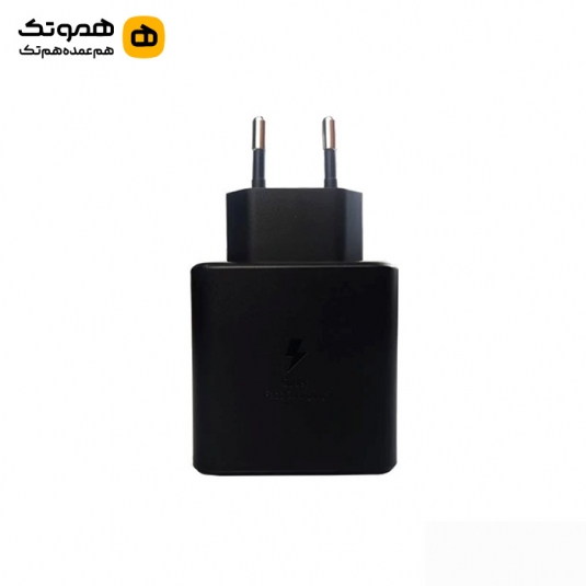 شارژر دیواری سامسونگ توان 45 وات 2 پین مشکی 1