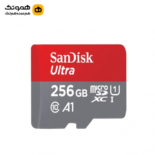 کارت حافظه سندیسک microSDXC مدل Ultra A1 کلاس 10 استاندارد UHS-I سرعت 150MBps ظرفیت 256 گیگابایت