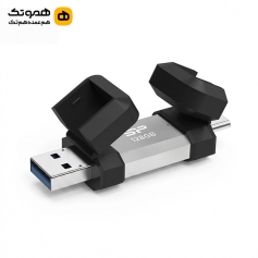 فلش مموری OTG سیلیکون پاور C51 ظرفیت 128 گیگابایت مشکی 1