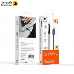 کابل USB-C مک دودو مدل CA-8200 100w طول ۱.۲متر