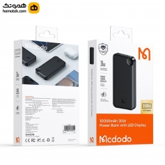 پاوربانک مک دودو مدل MC-3850 ظرفیت 10000 میلی آمپرساعت