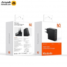 شارژر دیواری مک دودو مدل CH-5140 ظرفیت ۱۰۰ وات ۴ پورت