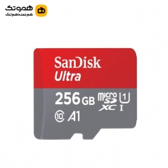 کارت حافظه سندیسک microSDXC مدل Ultra A1 کلاس 10 استاندارد UHS-I سرعت 150MBps ظرفیت 256 گیگابایت