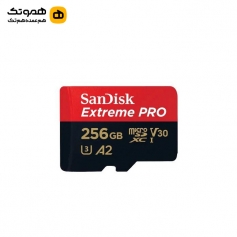 کارت حافظه microSDXC سن دیسک مدل Extreme PRO کلاس A2 استاندارد UHS-I U3 سرعت 170MBs ظرفیت 256 گیگابایت