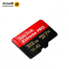کارت حافظه SDSQXCU سن دیسک مدل Extreme Pro 4k استاندارد UHS-I سرعت 200MBps ظرفیت 512 گیگابایت